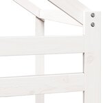 vidaXL Toit de lit pour enfants blanc 198x97x113 cm bois de pin massif