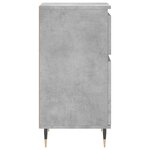 vidaXL Buffets 2 Pièces gris béton 40x35x70 cm bois d'ingénierie
