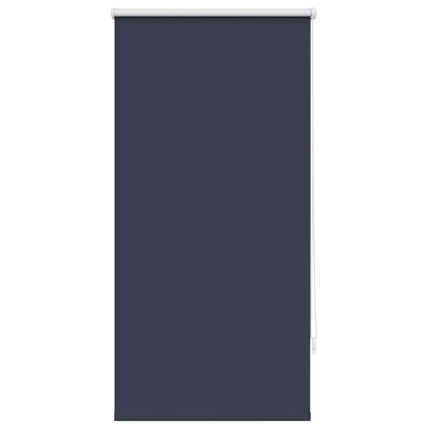 vidaXL Store enrouleur occultant 64 4 x 120 cm  largeur du tissu 60 cm  bleu marine