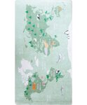 Tapis enfant MONDE 100 x 160 cm - Vert