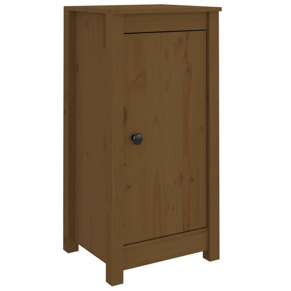 vidaXL Buffets 2 Pièces marron miel 40x35x80 cm bois massif de pin