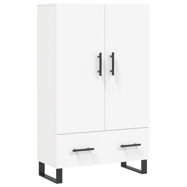 vidaXL Buffet haut blanc 69 5x31x115 cm bois d'ingénierie