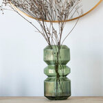 Miroir rond en acier avec cadre en aspect laiton Ø 80 cm