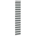 vidaXL Store zèbre gris foncé largeur du tissu 35 9 cm polyester