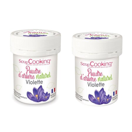 Arôme alimentaire naturel en poudre 30 g - violette