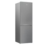Réfrigérateur combiné pose-libre beko - 334l (233+101l) - froid ventilé - l59 5x h184 5cm - métal brossé