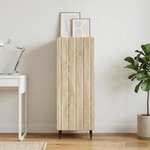 vidaXL Buffet Chêne Sonoma 34 5 x 33 x 92 cm Bois d'ingénierie