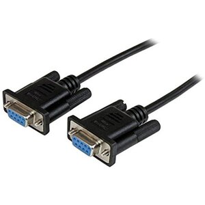 Startech.com câble null modem série db9 rs232 de 2m - cordon série db9 vers db9 - f/f - noir