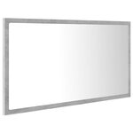 Miroir à led de salle de bain 80 x 8 5 x 37 cm acrylique gris 02_0006992