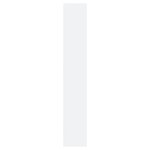 vidaXL Armoire chaussures miroir 3niveaux Blanc brillant 63x17x102 5cm