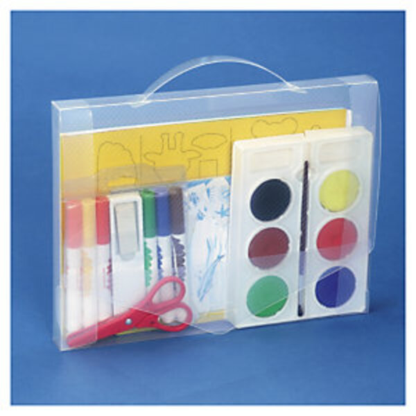 Mallette plastique transparente souple 325x245x30 mm (lot de 25)
