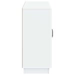 vidaXL Buffet Blanc 89 x 34 5 x 77 cm Bois d'ingénierie