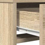 vidaXL Coiffeuse Chêne sonoma 50 x 41 x 135 cm Bois d'ingénierie