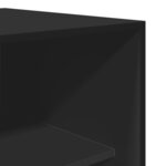 vidaXL Garde-robe Noir 100x50x200 cm Aggloméré