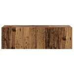 vidaXL Ensemble de meuble TV mural 8 Pièces vieux bois bois d'ingénierie