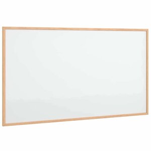 vidaXL Tableau blanc magnétique avec cadre bois de pin massif 100x55cm