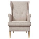 vidaXL Fauteuil Beige ARES