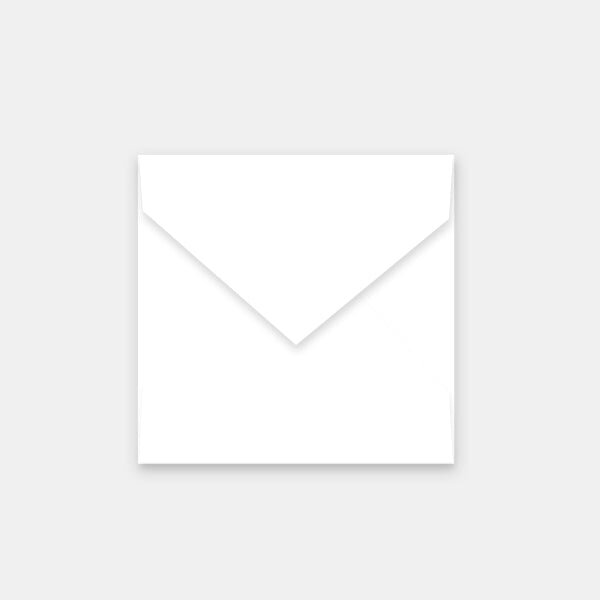 Lot de 50 enveloppes 140x140 mm velin blanc