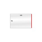 Gaines de protection 145 x 96 mm pour cartes postales anciennes.