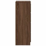 vidaXL Buffet chêne marron 37 5x35x99 cm bois d'ingénierie