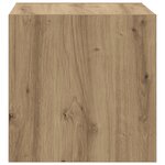 vidaXL Meuble mural chêne artisanal 37 x 37 x 37 cm Bois d'ingénierie