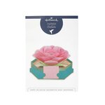 Carte pop up 3d - fleur de lotus - draeger paris