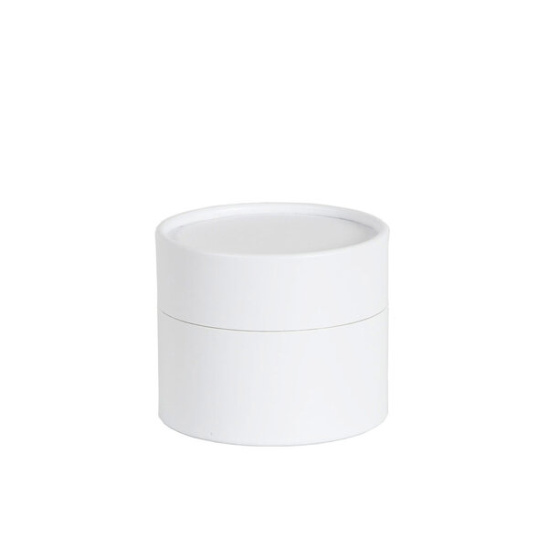 Lot de 6 boîtes cylindriques blanc 8.2 x 6.2 cm