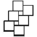 vidaXL Étagère Murale Chêne noir 78 x 15 x 92 cm Bois d'ingénierie