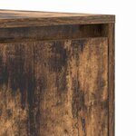 vidaXL Buffet Chêne Fumé 120x41x75 cm Bois d'Ingénierie