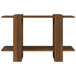 vidaXL Bibliothèque/Séparateur de pièce Chêne Marron 80x30x51 cm