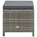 vidaXL Ensemble à manger d'extérieur 9Pièces et coussins Résine tressée