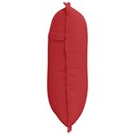 vidaXL Coussin de Dos Rouge 50 x 19 x 45 cm tissu