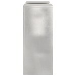 vidaXL Supports de Plantes d'Extérieur Pilier 2 Pièces 24x24x55 cm Acier Inoxydable