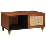 vidaXL Tables basses Marron 80 x 50 x 40 cm