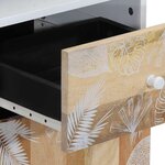 vidaXL Armoire de salle de bain 38x33 5x160 cm bois massif de manguier