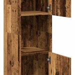 vidaXL Armoire de salle de bain suspendue vieux bois bois d'ingénierie