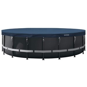 INTEX Couverture de piscine INTEX Ø610 x 20 cm Rond PVC PET