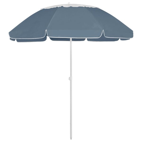 vidaXL Parasol de plage bleu 300 cm