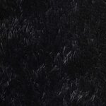 vidaXL Tapis shaggy à poils longs NAVARRA noir 300x200 cm polyester