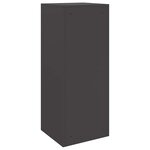 vidaXL Boîte de dépôt de colis Noir 41 x 38 x 103 cm Acier