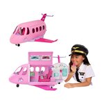 Mattel JLW92 - Barbie Dream Land - Avion de rêve avec microphone fonctionnel