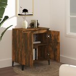 vidaXL Buffet Chêne fumé 60x35x70 cm Bois d'ingénierie