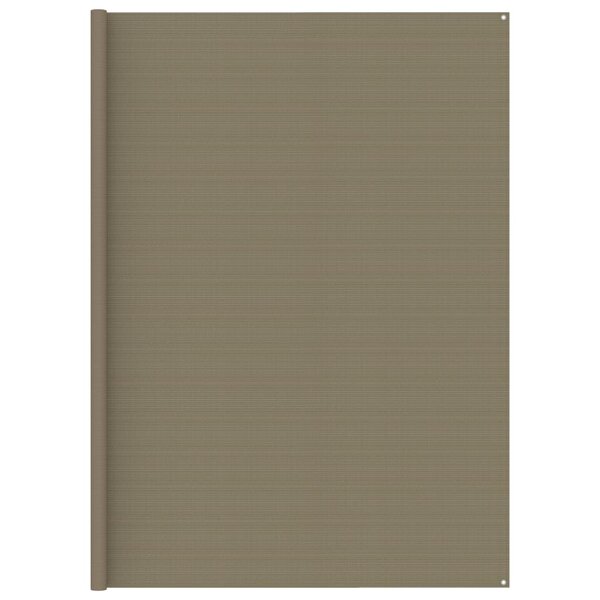 vidaXL Tapis de tente 300x600 cm Taupe