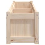 vidaXL Jardinières 2 Pièces bois de pin massif