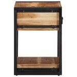 vidaXL Table de nuit 40x35x50 cm en bois d'acacia massif