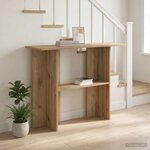vidaXL Table console Chêne artisanal 100 x 30 x 75 cm
