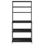 vidaXL Étagère de cuisine Chêne noir 80 x 40 x 168 cm