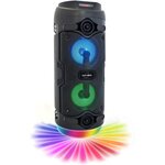 INOVALLEY KA03- Enceinte lumineuse Bluetooth 400W - Fonction Karaoké - 2 Haut-parleurs - Lumieres LED colorées  - Port USB