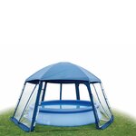 Blue Bay Pavillon de piscine type I Bleu 433 x 500 x 250 cm