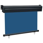 vidaXL Auvent latéral de balcon 120x250 cm Bleu